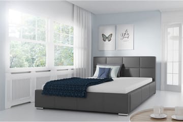 Sirdal Seng 180x200 - Mat Grey - Møbler - Senge - Sengeramme & sengestel