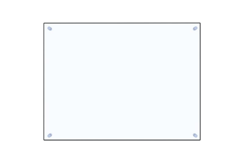 Stænkplade Til Køkkenet 80 X 60 Cm Hærdet Glas Transparent - gennemsigtig - Møbler - Senge - Sengeramme & sengestel