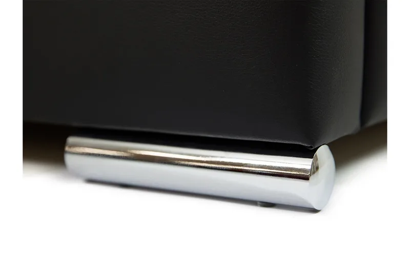 Stavanger Seng med opbevaring 160x200 - Sort - Møbler - Senge - Sengeramme & sengestel