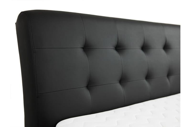 Stavanger Seng med opbevaring 180x200 - Sort - Møbler - Senge - Sengeramme & sengestel