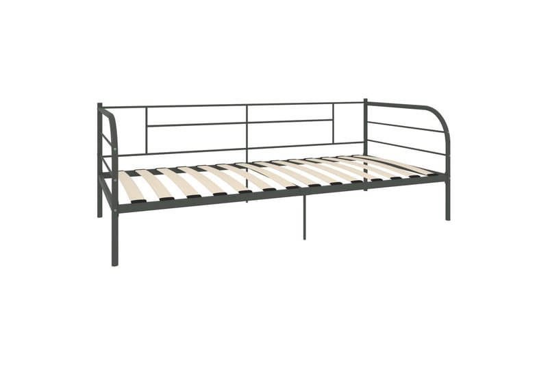 Stel Til Daybed 90X200 cm Metal Grå - Møbler - Senge - Sengeramme & sengestel
