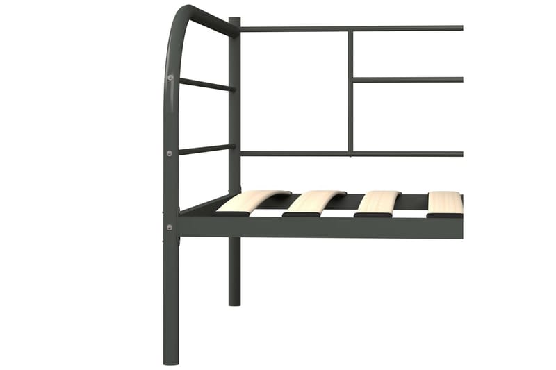 Stel Til Daybed 90X200 cm Metal Grå - Møbler - Senge - Sengeramme & sengestel