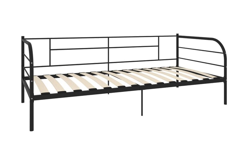 Stel Til Daybed 90X200 cm Metal Sort - Møbler - Senge - Sengeramme & sengestel