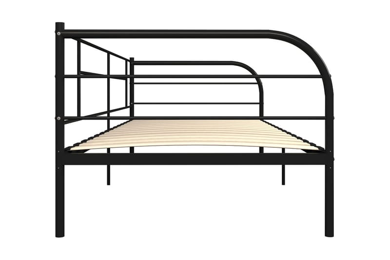 Stel Til Daybed 90X200 cm Metal Sort - Møbler - Senge - Sengeramme & sengestel