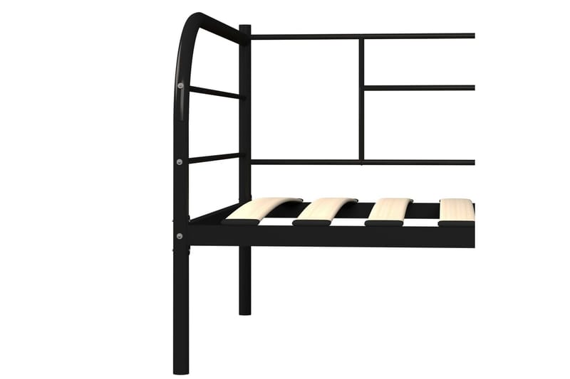 Stel Til Daybed 90X200 cm Metal Sort - Møbler - Senge - Sengeramme & sengestel