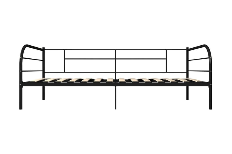 Stel Til Daybed 90X200 cm Metal Sort - Møbler - Senge - Sengeramme & sengestel