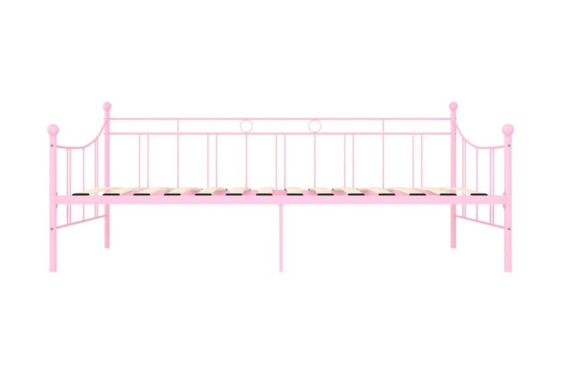 Stel Til Daybed 90X200 cm Metal Pink - Møbler - Senge - Sengeramme & sengestel