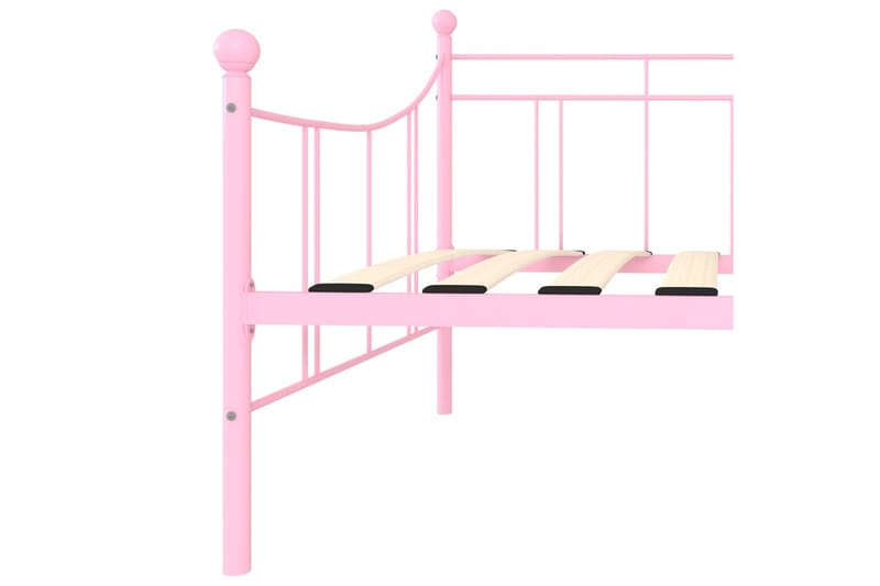 Stel Til Daybed 90X200 cm Metal Pink - Sengeramme & sengestel