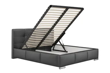 Strandrud Seng 160x200 - Sort - Møbler - Senge - Sengeramme & sengestel