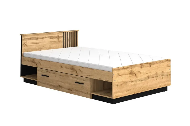 Strathy Sengeramme 120x200 cm, Sort