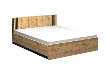 Strathy Sengeramme 160x200 cm - Sort - Møbler - Senge - Sengeramme & sengestel