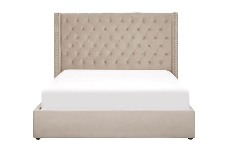 Tajueco Dobbeltseng 180x200 cm - Beige - Møbler - Senge - Sengeramme & sengestel