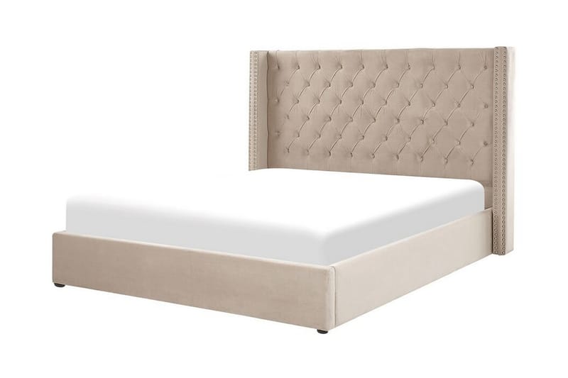 Tajueco Dobbeltseng 180x200 cm - Beige - Møbler - Senge - Sengeramme & sengestel