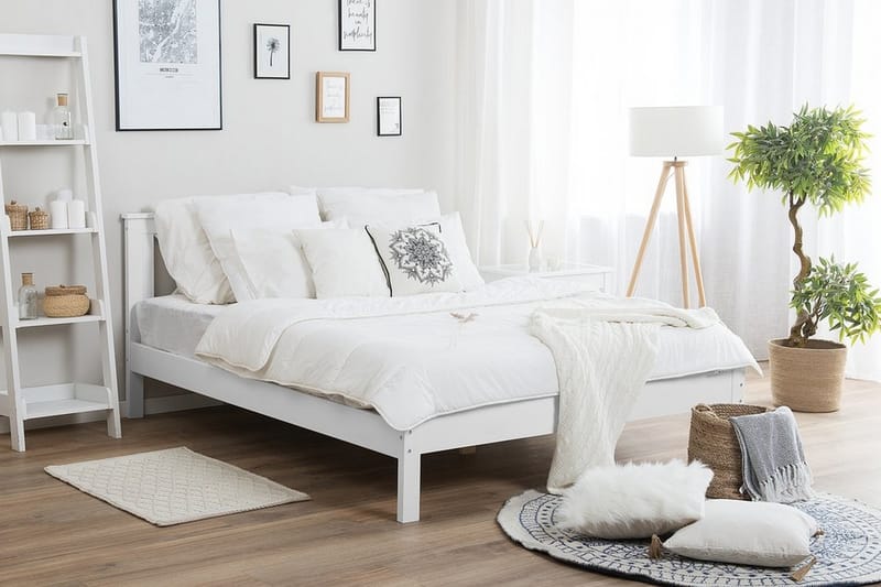 Tannay Dobbelt seng 160 | 200 cm - Hvid - Møbler - Senge - Sengeramme & sengestel