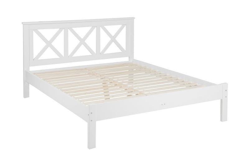 Tannay Dobbelt seng 160 | 200 cm - Hvid - Sengeramme & sengestel