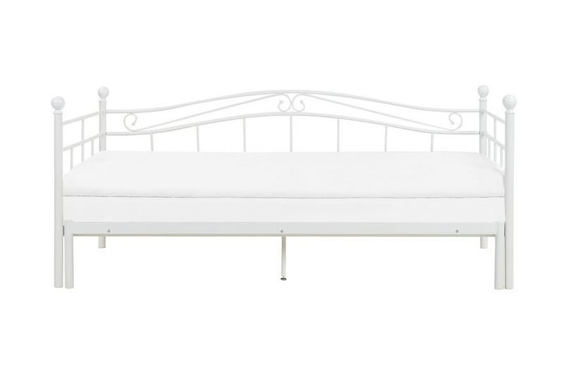Tulle dobbelt seng 90-180 | 200 cm - Hvid - Sengeramme & sengestel