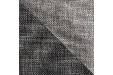 Unona Sengeramme 90x200 cm i Stof med Opbevaring + Sengegavl - Grå - Møbler - Senge - Sengeramme & sengestel