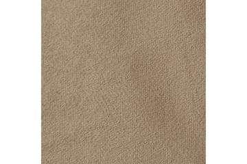 Valasco Sengeramme med Opbevaring 120x200 cm i Stof med Sengegavl - Beige - Møbler - Senge - Sengeramme & sengestel
