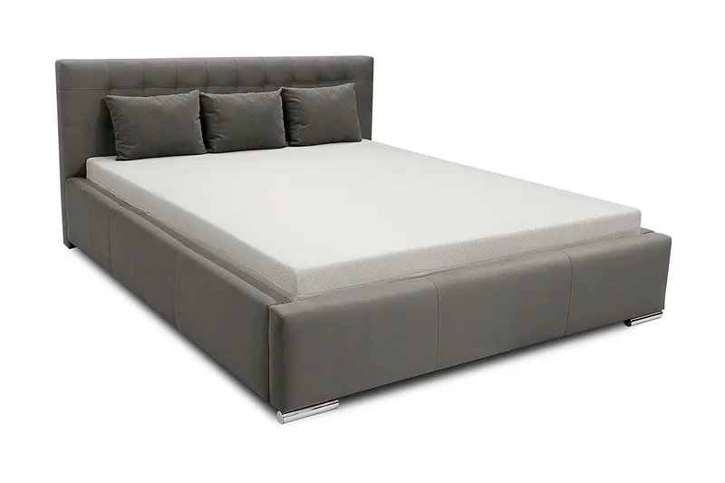 Vento Sengeramme med Opbevaring 160x200 - Hvid - Møbler - Senge - Sengeramme & sengestel