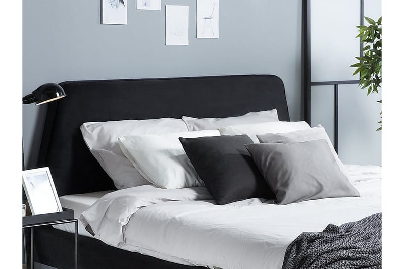 Vienne Dobbelt seng 180 | 200 cm - Sort - Møbler - Senge - Sengeramme & sengestel