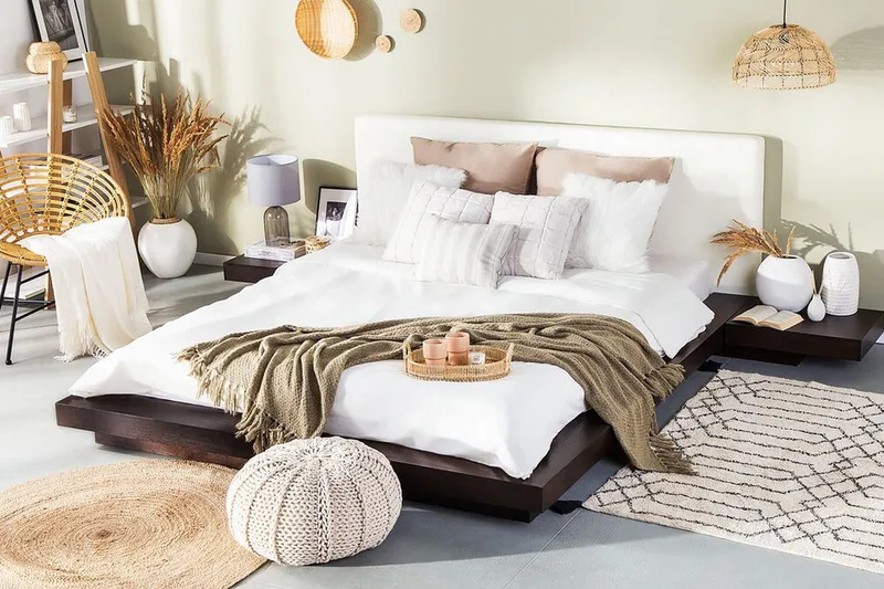 Zen Dobbeltseng 180 | 200 cm - Træ / natur - Møbler - Senge - Sengeramme & sengestel