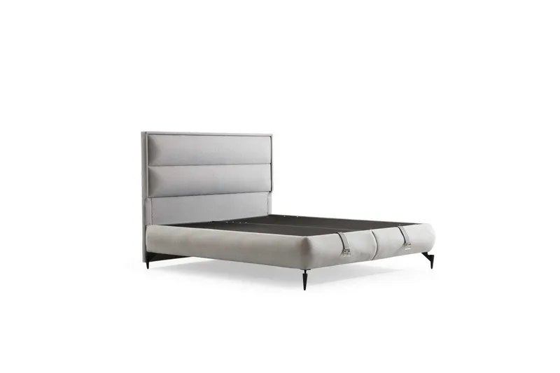 Sengerammesbase & Hovedgærde Frisk Grå, 180 x 41 x 200 cm