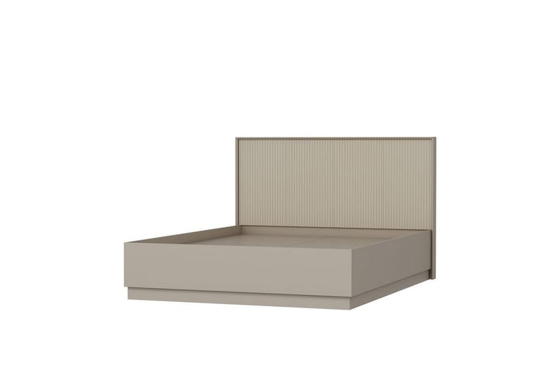 Sengerammesbase & Hovedgærde Fruitland Stone (150 x 35 x 208 cm), Grå