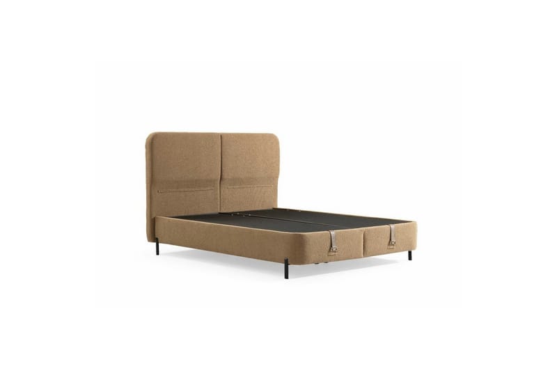 Sengerammesbase & Hovedgærde Osyra Orange - 150 x 38 x 200 cm - Møbler - Senge - Sengeramme & sengestel