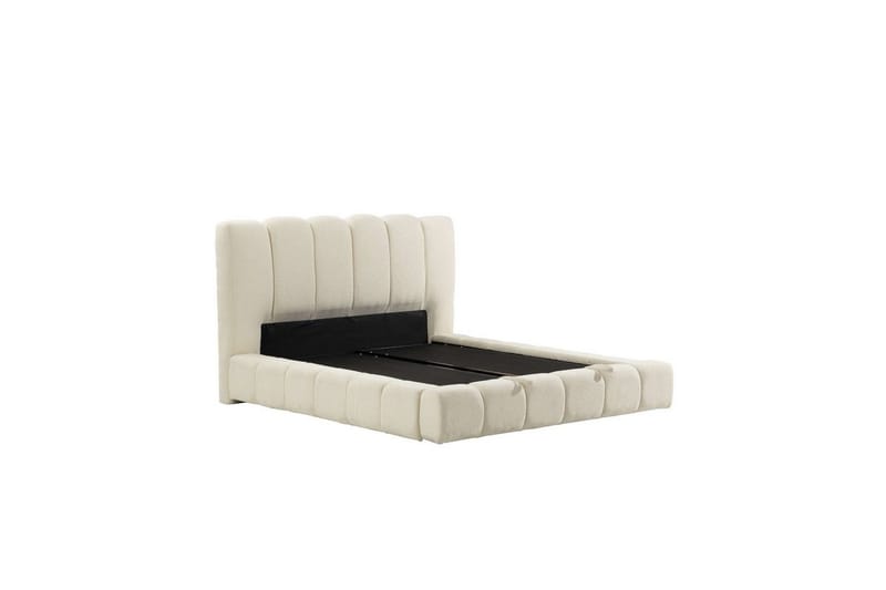 Sengerammesbase & Hovedgærde Rakovica White - 180 x 35 x 240 cm - Møbler - Senge - Sengeramme & sengestel
