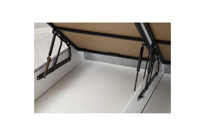 Sengerammesbase & Hovedgærde Subato Grå - 150 x 125 x 200 cm - Møbler - Senge - Sengeramme & sengestel