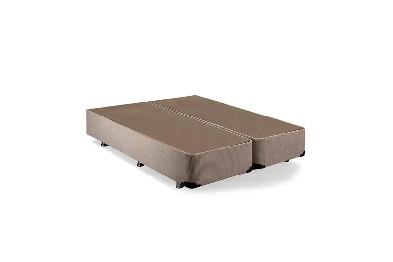 Sengerammesbase Dasina Dobbel Beige, 150 x 200 cm