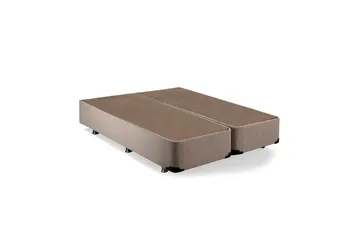 Sengerammesbase Dasina Dobbel Beige - 200 x 200 cm - Møbler - Senge - Sengeramme & sengestel