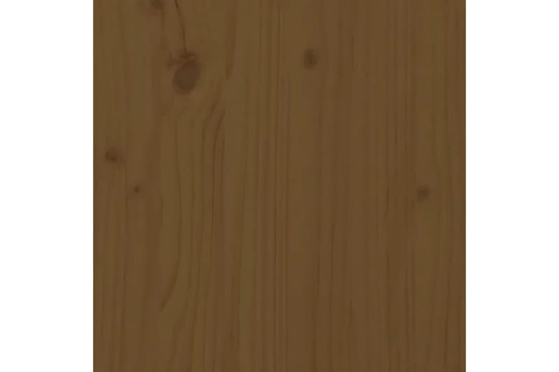 beBasic sengegærde 100x3x80 cm massivt fyrretræ gyldenbrun - Brun - Møbler - Senge - Sengetilbehør & sengegavl - Sengegavle