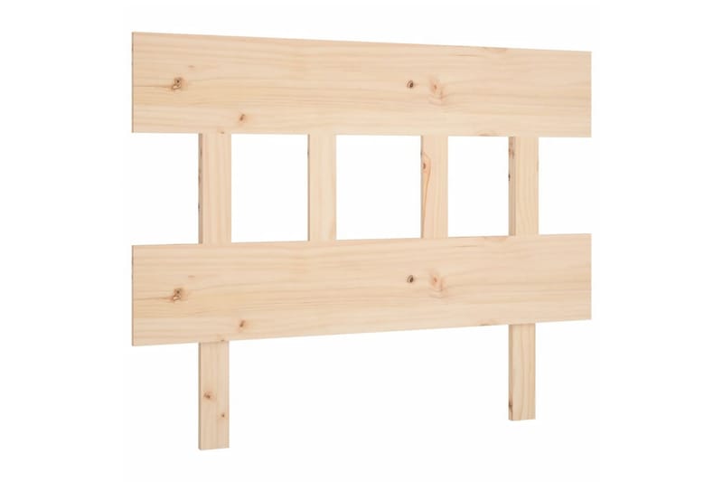 beBasic sengegærde 103,5x3x81 cm massivt fyrretræ - Brun - Møbler - Senge - Sengetilbehør & sengegavl - Sengegavle