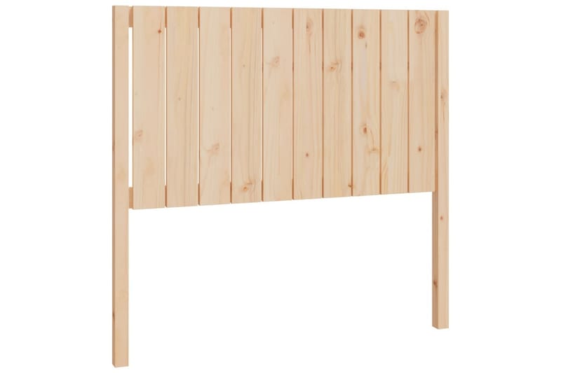 beBasic sengegærde 105,5x4x100 cm massivt fyrretræ - Brun - Møbler - Senge - Sengetilbehør & sengegavl - Sengegavle