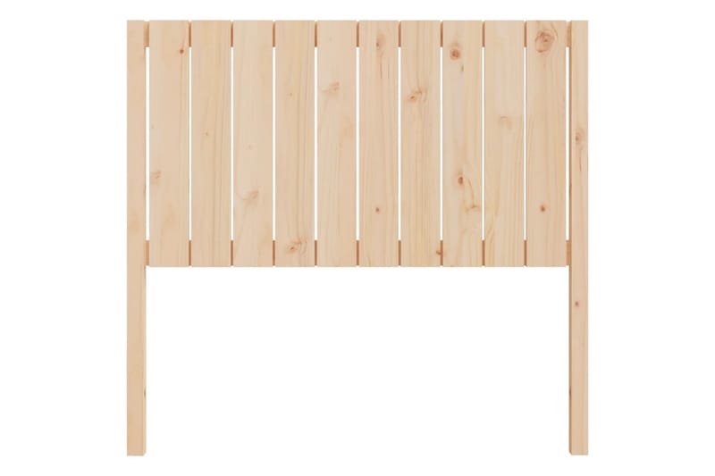 beBasic sengegærde 105,5x4x100 cm massivt fyrretræ - Brun - Møbler - Senge - Sengetilbehør & sengegavl - Sengegavle