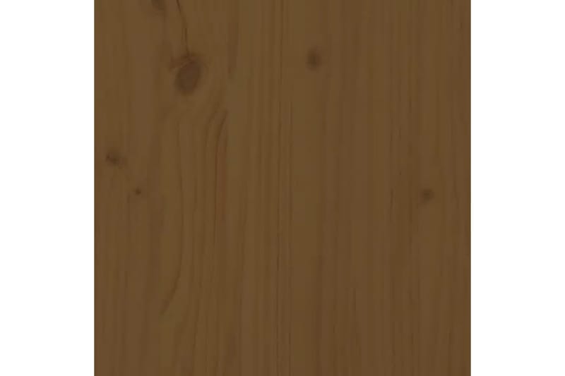 beBasic sengegærde 105,5x4x100 cm massivt fyrretræ gyldenbrun - Brun - Sengegavle