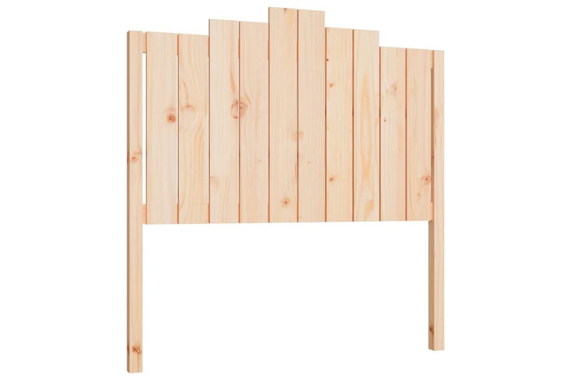 beBasic sengegærde 106x4x110 cm massivt fyrretræ - Brun - Sengegavle