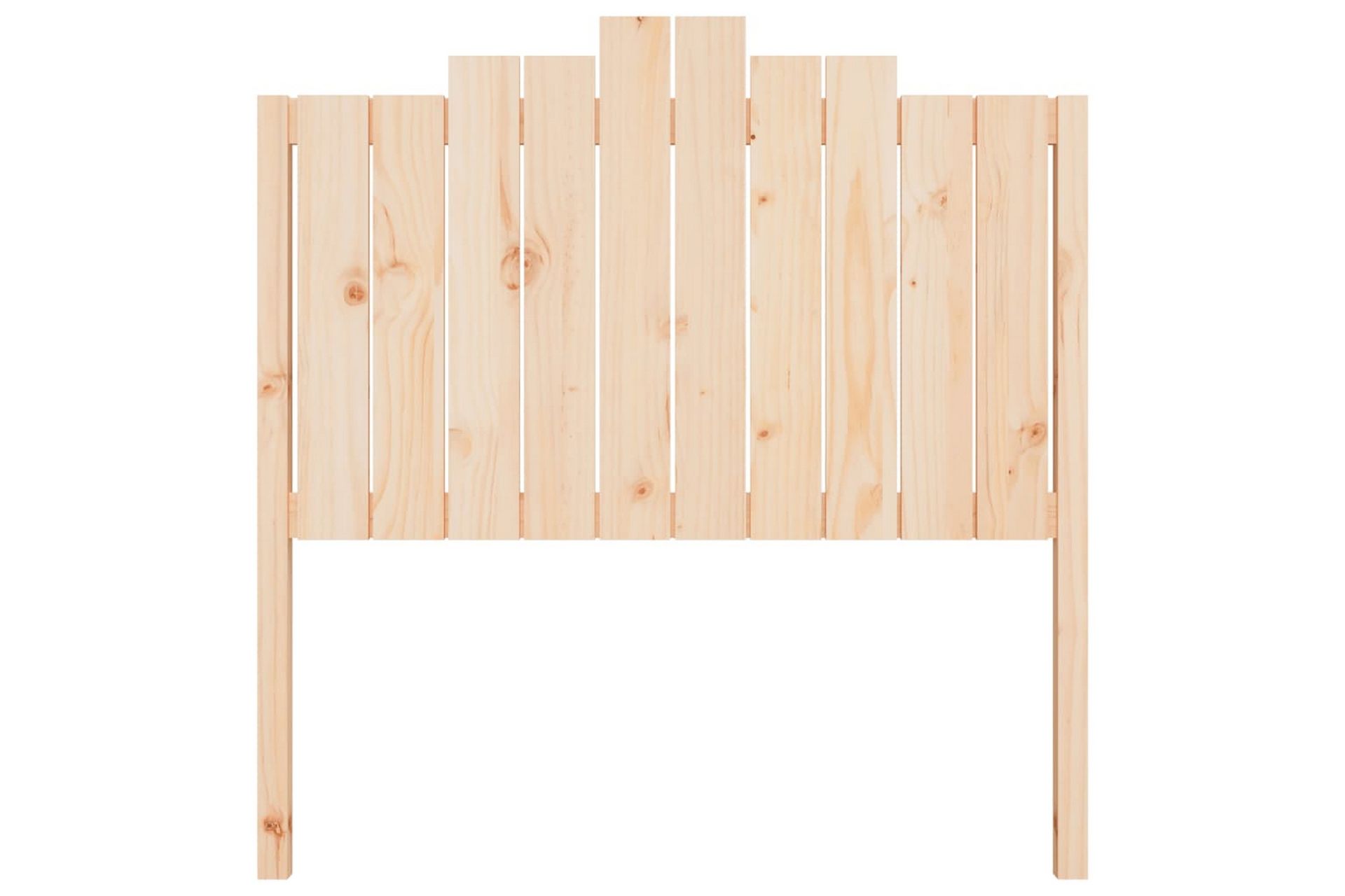 beBasic sengegærde 106x4x110 cm massivt fyrretræ - Brun - Møbler - Senge - Sengetilbehør & sengegavl - Sengegavle