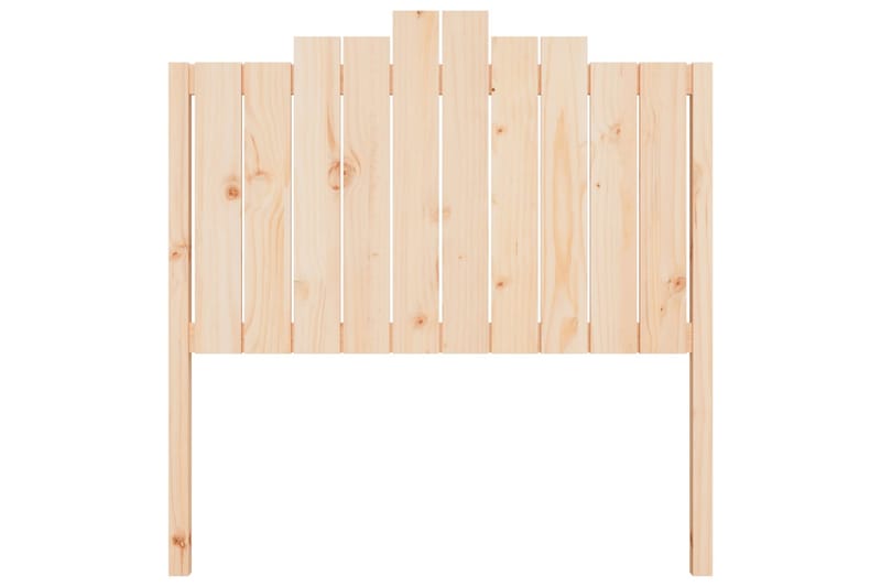 beBasic sengegærde 106x4x110 cm massivt fyrretræ - Brun - Sengegavle