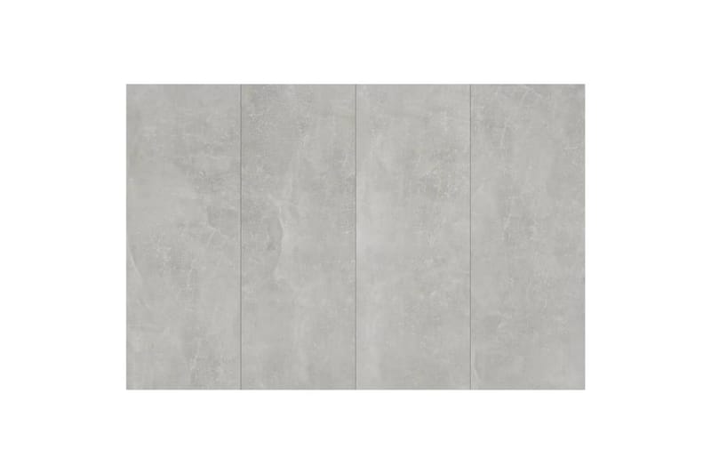 beBasic sengegærde 120x1,5x80 cm konstrueret træ betongrå - GrÃ¥ - Møbler - Senge - Sengetilbehør & sengegavl - Sengegavle