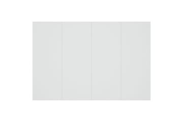 beBasic sengegærde 120x1,5x80 cm konstrueret træ hvid - Hvid - Møbler - Senge - Sengetilbehør & sengegavl - Sengegavle