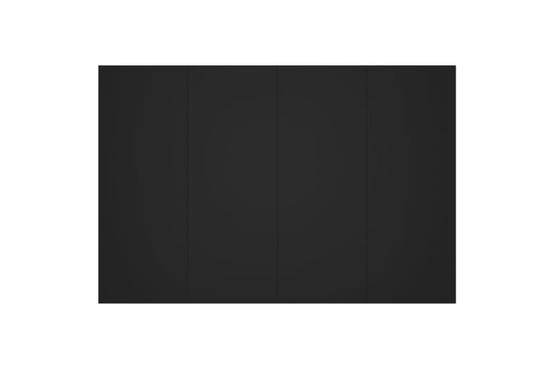 beBasic sengegærde 120x1,5x80 cm konstrueret træ sort - Sort - Sengegavle