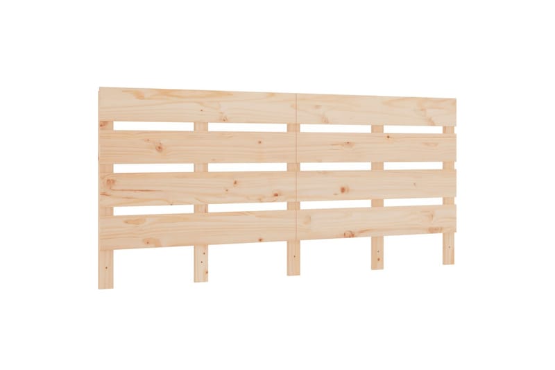beBasic sengegærde 120x3x80 cm massivt fyrretræ - Brun - Møbler - Senge - Sengetilbehør & sengegavl - Sengegavle