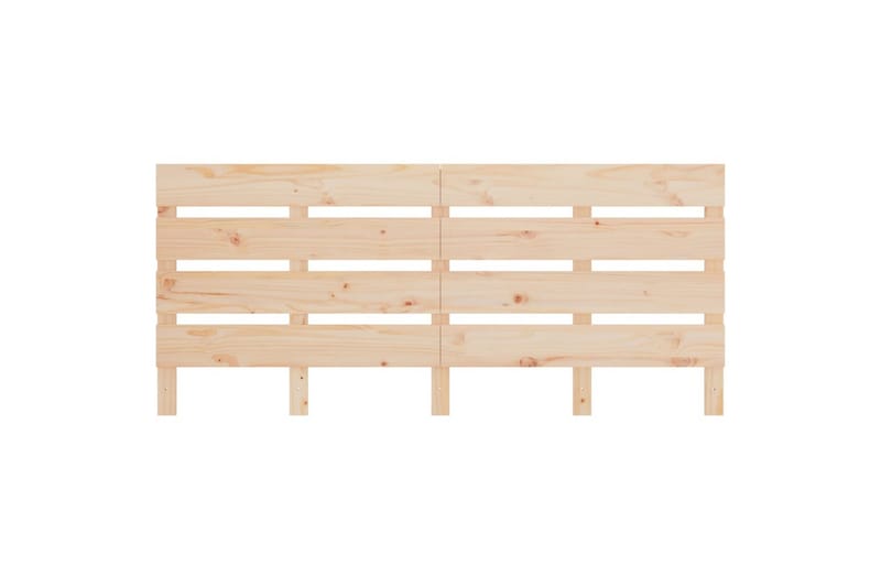 beBasic sengegærde 120x3x80 cm massivt fyrretræ - Brun - Møbler - Senge - Sengetilbehør & sengegavl - Sengegavle