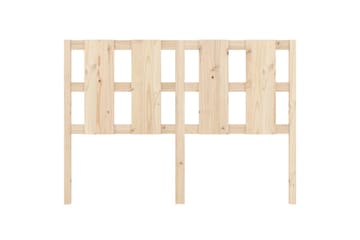 beBasic sengegærde 125,5x4x100 cm massivt fyrretræ - Brun - Møbler - Senge - Sengetilbehør & sengegavl - Sengegavle