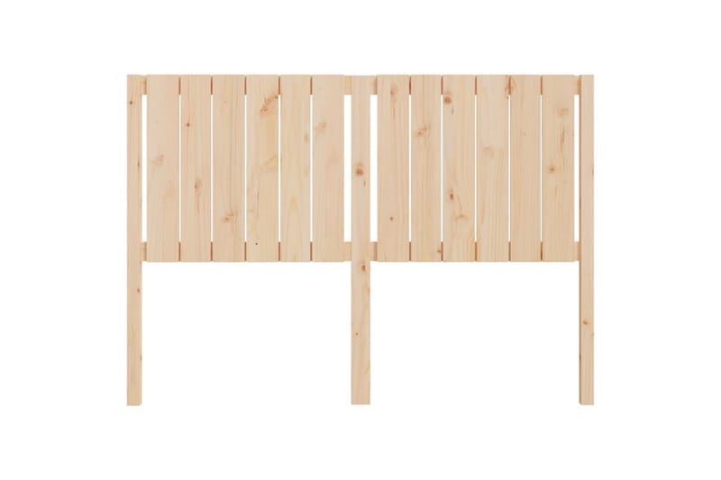 beBasic sengegærde 140,5x4x100 cm massivt fyrretræ - Brun - Møbler - Senge - Sengetilbehør & sengegavl - Sengegavle