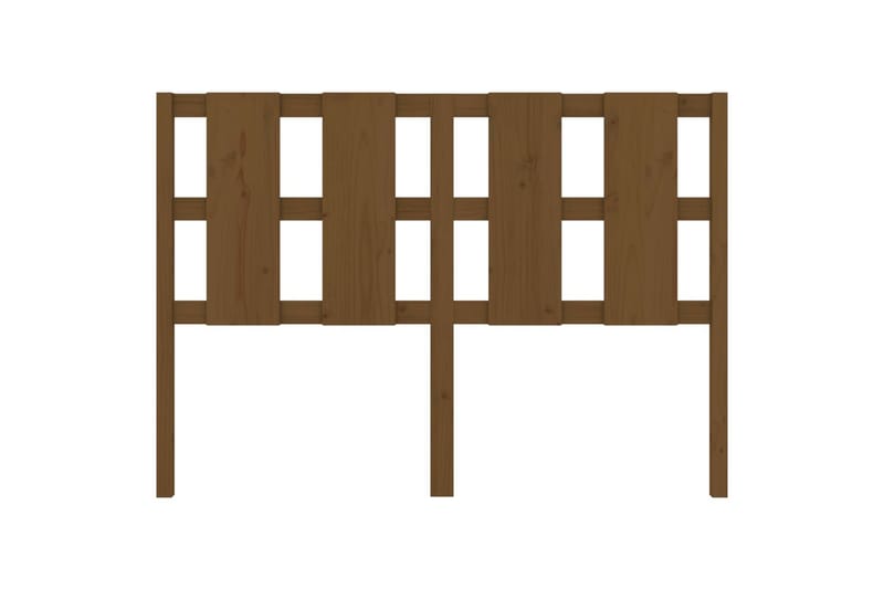 beBasic sengegærde 140,5x4x100 cm massivt fyrretræ gyldenbrun - Brun - Møbler - Senge - Sengetilbehør & sengegavl - Sengegavle