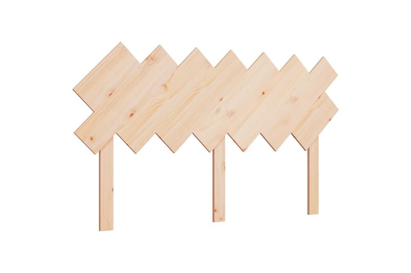 beBasic sengegærde 141x3x80,5 cm massivt fyrretræ - Brun - Møbler - Senge - Sengetilbehør & sengegavl - Sengegavle
