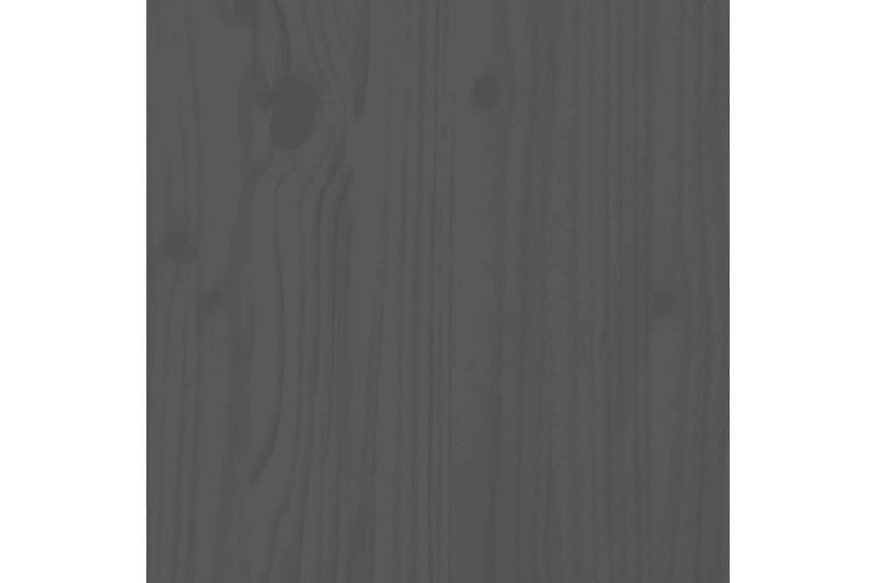 beBasic sengegærde 141x3x80,5 cm massivt fyrretræ grå - GrÃ¥ - Møbler - Senge - Sengetilbehør & sengegavl - Sengegavle